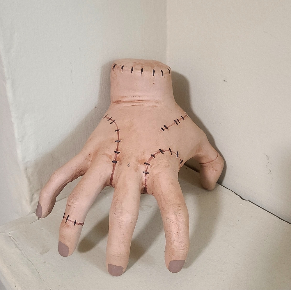 Stitched Hand Decor. 'Thing' From Addams Family
